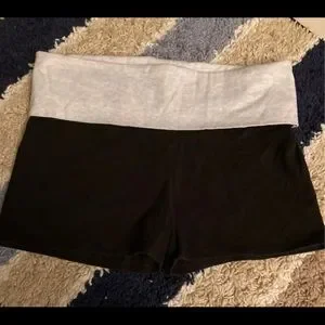 Victoria'S Secret Short Vélo Taille Haute Coton Rose Taille Yoga Taille